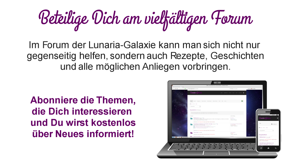 Beteilige Dich an unserem Forum!